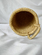 natural woven wall hanging basket boho home decor