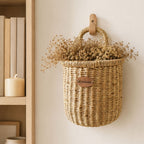 handmade woven basket for wall decor and home styling-Nokupa