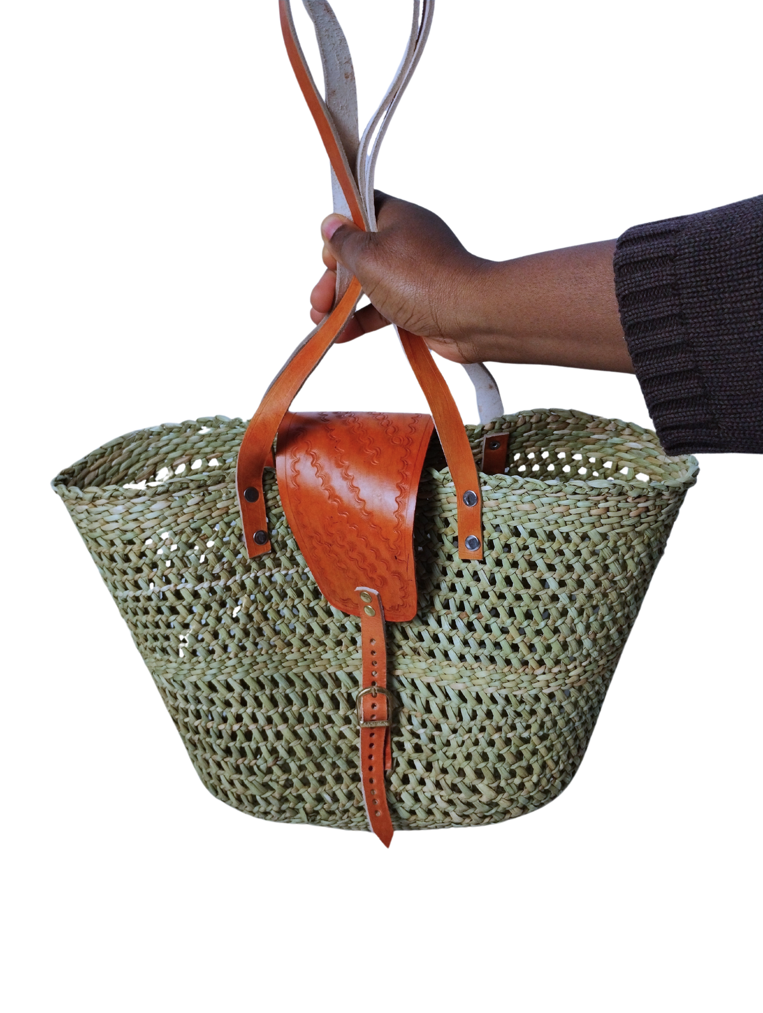 milulu open weave shoulder bag