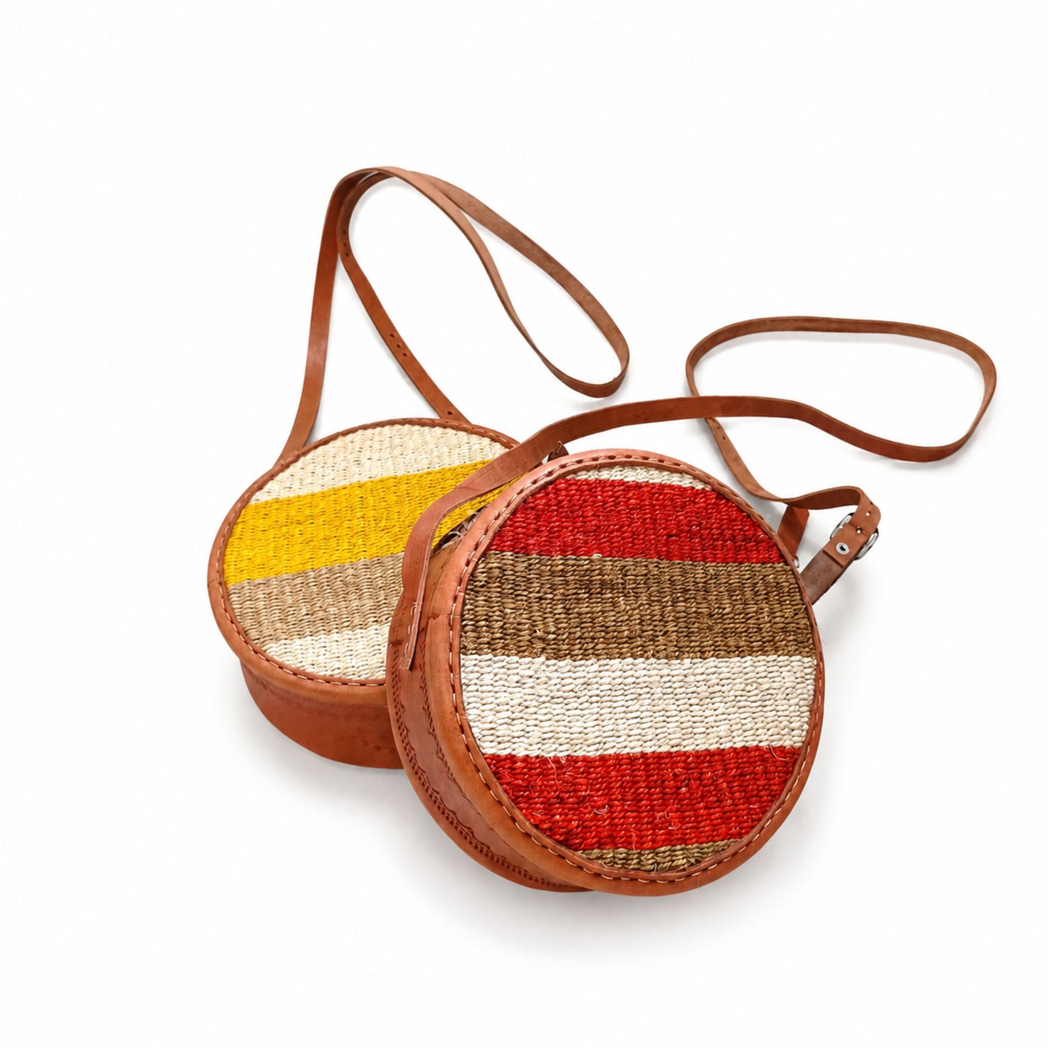 Boho sisal shoulder bag natural Nordic everyday carry ethical fair trade Kenya — Nokupa