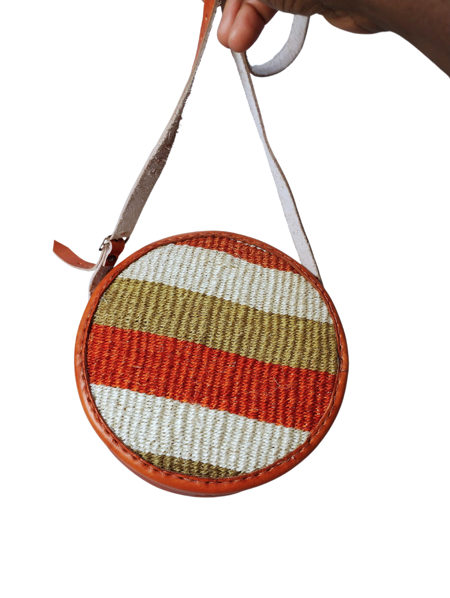 Handwoven boho sisal bag natural Nordic everyday carry ethical fair trade Kenya