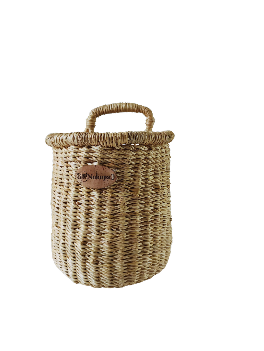 woven wall decor basket for boho home styling