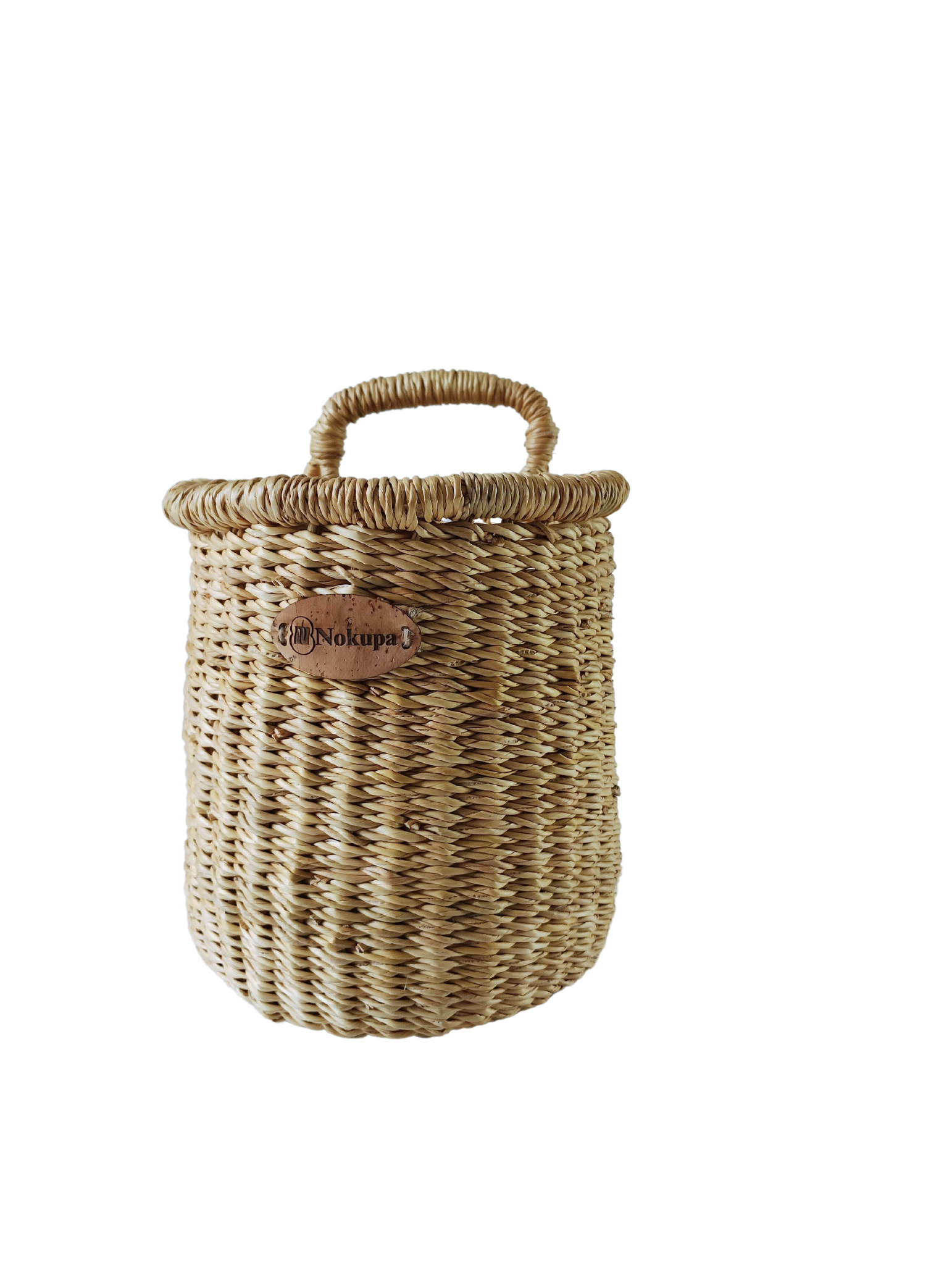 woven wall decor basket for boho home styling